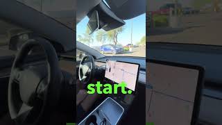 HandsFree Parking with Tesla Model 3 tesla shorts [upl. by Yedok860]