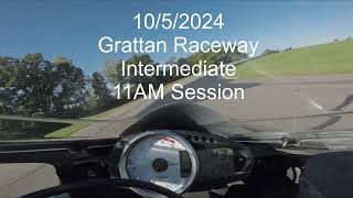 Grattan Raceway STT 1052024 Intermediate Trackday [upl. by Meehyrb]