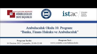 10 Program  Banka Finans Hukuku ve Arabuluculuk [upl. by Annalise]