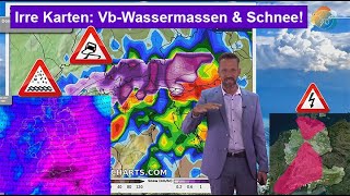 Wettersturz mit Herbst amp Wintereinbruch im Gebirge Vb mit viel Regen Vorhersage 0715092024 [upl. by Groome]