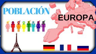 CRECIMIENTO POBLACIÓN EN EUROPA 18002100 [upl. by Adnorhs]