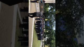 Wesley Girls’ High School Regimental Band on AU Day💥 auday ghana foryou [upl. by Nerb450]