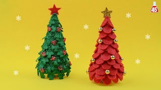 Albero di Natale semplice senza cucire  Tutorial [upl. by Anav499]