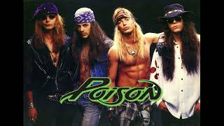 Poison  Look What The Cat Dragged In GUITAR BACKING TRACK WITH VOCALS [upl. by Yedok]