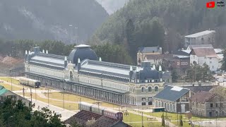 SPAIN  Canfranc International Railway Station  New York Euskadi TV 🇺🇸 [upl. by Aroled]