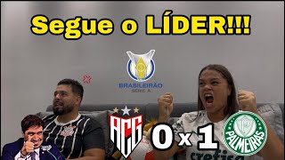 REACT REAÇÕES ATLETICO GO x PALMEIRAS  Casal Rivalidade [upl. by Airelav]