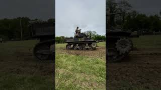 M5 Stuart light tank Museum Of American Armor Old Bethpage Long Island New York [upl. by Llennoj]