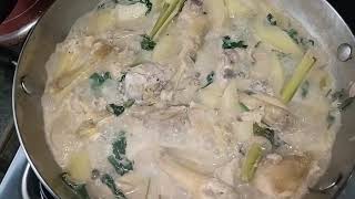 Native Manok tinola sa gata trending viral food [upl. by Katey]