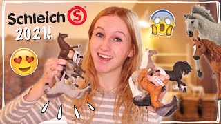 MEGA UNBOXING NIEUWE SCHLEICH PAARDEN 2021 🤩  Nieuwste collectie  Daphne draaft door [upl. by Foushee]