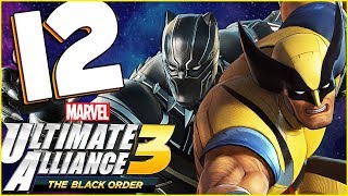 Marvel Ultimate Alliance 3 The Black Order Walkthrough Part 12 Tombs of Wakanda coop [upl. by Aicatsue666]