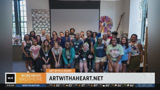 Art With A Heart is hosting their youth workforce development program and art sale [upl. by Anuahsar]