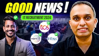 IT Hiring Freeze ENDS  More IT Jobs at TCS Infosys Wipro in 2024  IT Jobs 2024  IT Hiring Update [upl. by Resneps689]