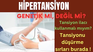 Tansiyon nasıl düşürülür Tansiyon ilacı kullanmalı mıyım [upl. by Annotahs]