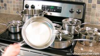 Cuisinart MultiClad Pro Cookware MCP12N Review [upl. by Erodoeht]