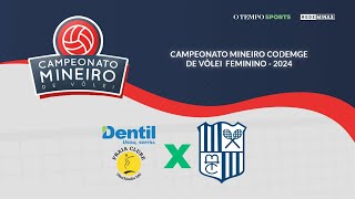 DENTIL PRAIA CLUBE x GERDAU MINAS  AO VIVO E COM IMAGENS  CAMPEONATO MINEIRO CODEMGE 2024 [upl. by Neibaf580]