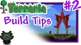 Terraria  Build Tips 2  Medieval Roofs [upl. by Mcmillan]