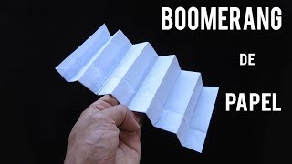 Como Hacer un Avión de Papel BOOMERANG Origami [upl. by Rosina]