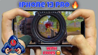 iPhone 13 Pro  HANDCAM  😍  Control Code 🔥 PUBG Mobile⚡️ [upl. by Tavi]