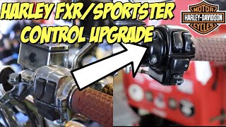 Harley FXRSportster Hand Control UPGRADE [upl. by Mandych]