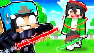 We Found DARTH VADERS LIGHT SABER In Minecraft With Crazy Fan Girl [upl. by Tillio]