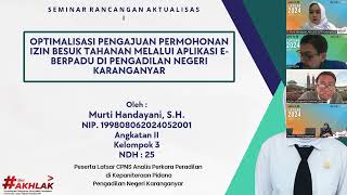 Seminar Rancangan Aktualisasi CPNS Mahkamah Agung [upl. by Acinoda]