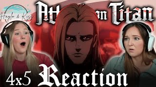 Declaration Of War  ATTACK ON TITAN  Reaction 4x5 [upl. by Meesak]