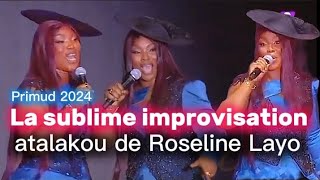 La magnifique improvisation de Roseline Layo au PRIMUD 2024 [upl. by Bremser]