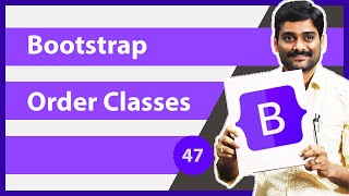 Bootstrap Order Classes  Bootstrap Grid System  Bootstrap 5 Tutorial 47 [upl. by Enella792]