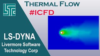 ICFD tutorial Thermal Flow in LSDYNA R11 [upl. by Xila]