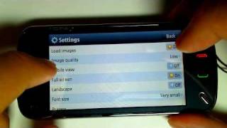 Opera Mini 5 Beta on the N97 for S60 5th Edition [upl. by Lielos]