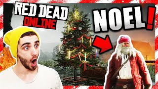 NEIGE ET PÈRE NOËL DANS RED DEAD ONLINE  Mise à Jour HIVER  Détails et News [upl. by Acinoreb]