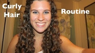 Curly Hair Styling Routine 2012  Wash n Go [upl. by Drwde191]