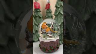 Turtle Doves Snow Globe Christmas [upl. by Eehtomit]