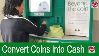 Converting Coins Into Cash Using Coinstar  ningd [upl. by Kleeman]