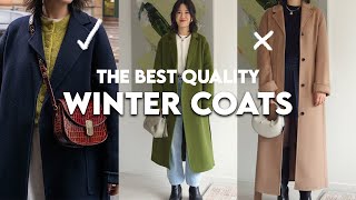 THE BEST WOOL COATS FOR WINTER Comparing 7 Different Styles [upl. by Anauqal]