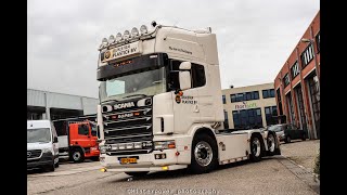 DIJKSTRA PLASTICS SCANIA 164 580 V8 LOUD EXHAUST SOUNDS [upl. by Joanne]