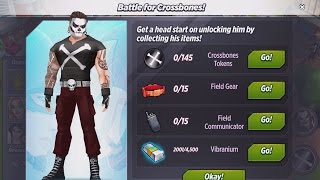 BATTLE FOR CROSSBONES  Marvel Avengers Academy iOSAndroid Gameplay part 62 [upl. by Yrad]