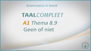 TaalCompleet A1  Thema 89 [upl. by Odilia172]