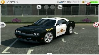 Real Racing 3  Tuning USA Police Sheriff car easy custom vinyls ideas [upl. by Molton]