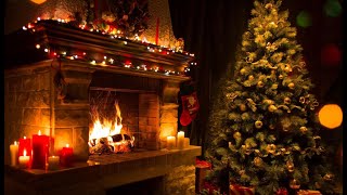 🎄 4 Hours of The Best 100 Classic Christmas Songs 🎄 🎁 With FirePlace and Beautiful Background 🎁 [upl. by Rahcir280]