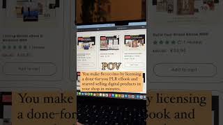 POV you make 1000mo by Licensing a doneforyou PLR planner and started selling digital products [upl. by Allayne]