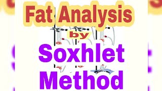 Fat Analysis by Soxhlet Method in HindiUrdu [upl. by Hatnamas365]