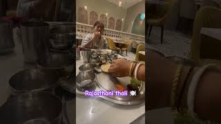 Rajasthani Thali in Lucknow food [upl. by Najar656]