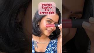 Red Lipshade for brown skin tone lipstick affordable nykaahaul [upl. by Olgnaed]