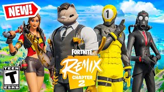 NEW FORTNITE CHAPTER 2 REMIX UPDATE NEW MAP BATTLE PASS amp MORE Fortnite Remix [upl. by Asuncion]