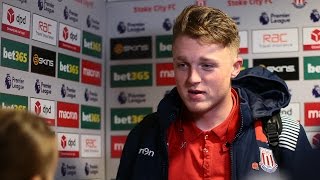 Harry Souttar speaks after longawaited Stoke City debut [upl. by Ylnevaeh557]