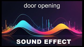 Door Opening Sound Effects  HD SFX 🎧 [upl. by Aivirt]