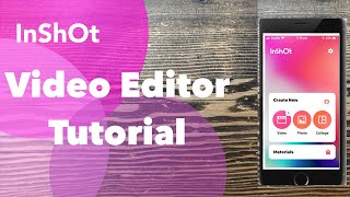 InShot Video Editor How To Use Reverse Video English [upl. by Naleek]