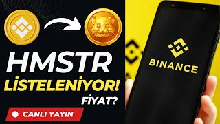 Canlı 🔴 Hamster Kombat Coin Listeleniyor  Hamster Kombat Coin Fiyatı [upl. by Sparkie]