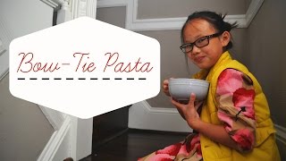 Bowtie Pasta Farfalle Recipe  Cooking with Skye [upl. by Thinia]